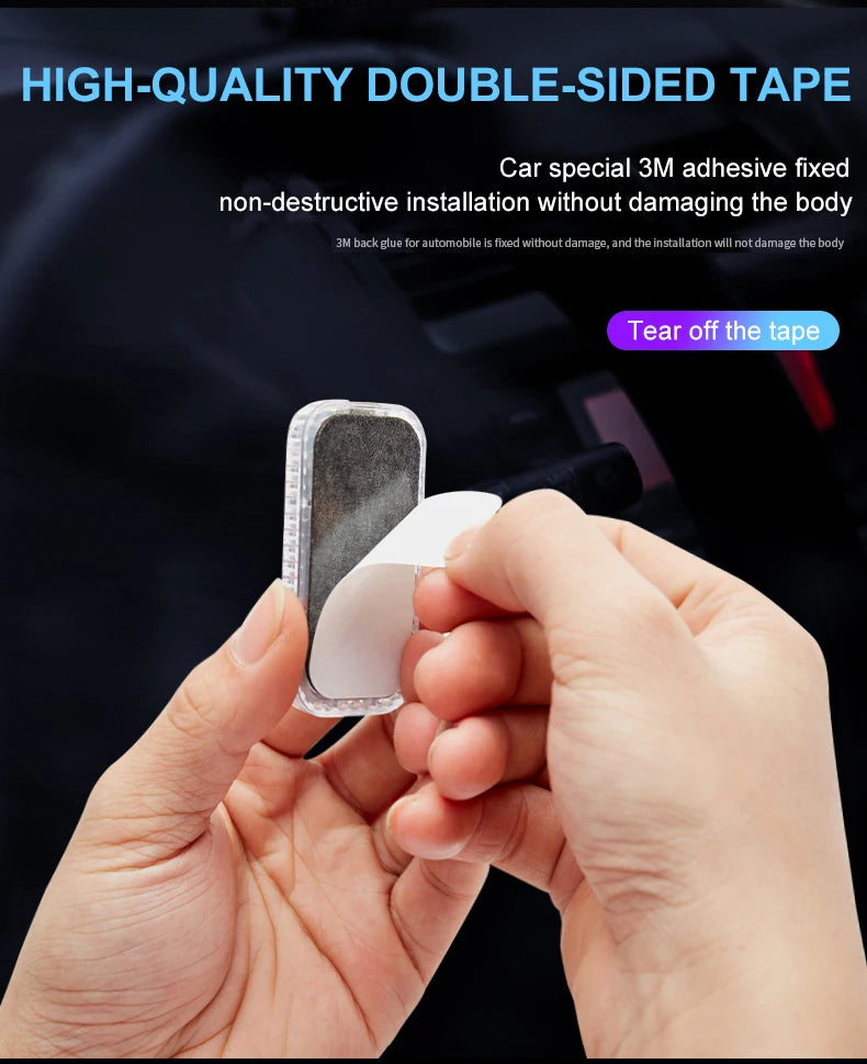 Velnix™ NightGlow – Wireless Touch LED Car Interior Light | USB Rechargeable