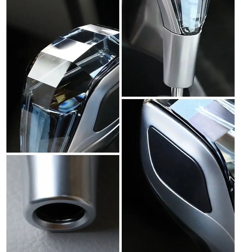 Velnix™ Premium Crystal LED Gear Shift Knob – Universal RGB Car Interior Accessory
