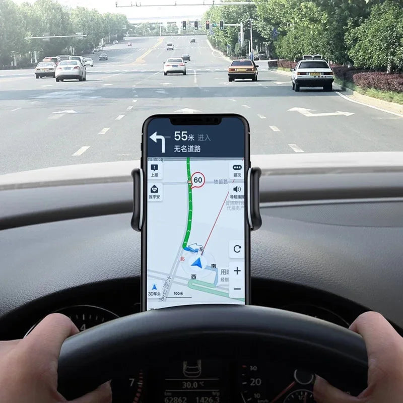 360° Universal Car Phone Holder | Auto Lock Dashboard & Air Vent Mount
