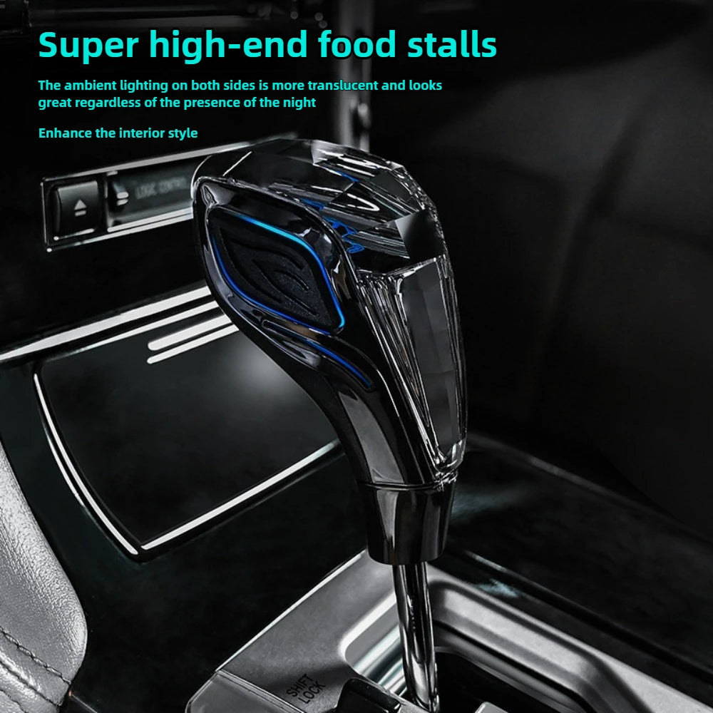 Velnix™ Premium Crystal LED Gear Shift Knob – Universal RGB Car Interior Accessory