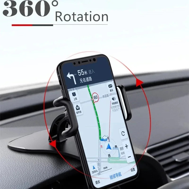 360° Universal Car Phone Holder | Auto Lock Dashboard & Air Vent Mount
