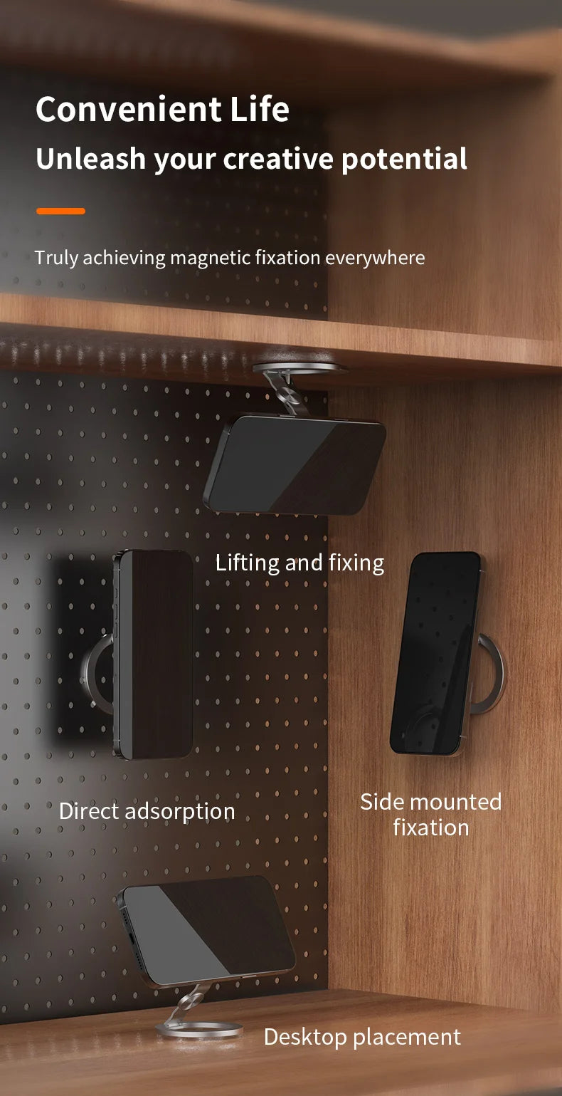 Velnix™ MagGrip Pro – 360° Foldable Magnetic Phone Holder