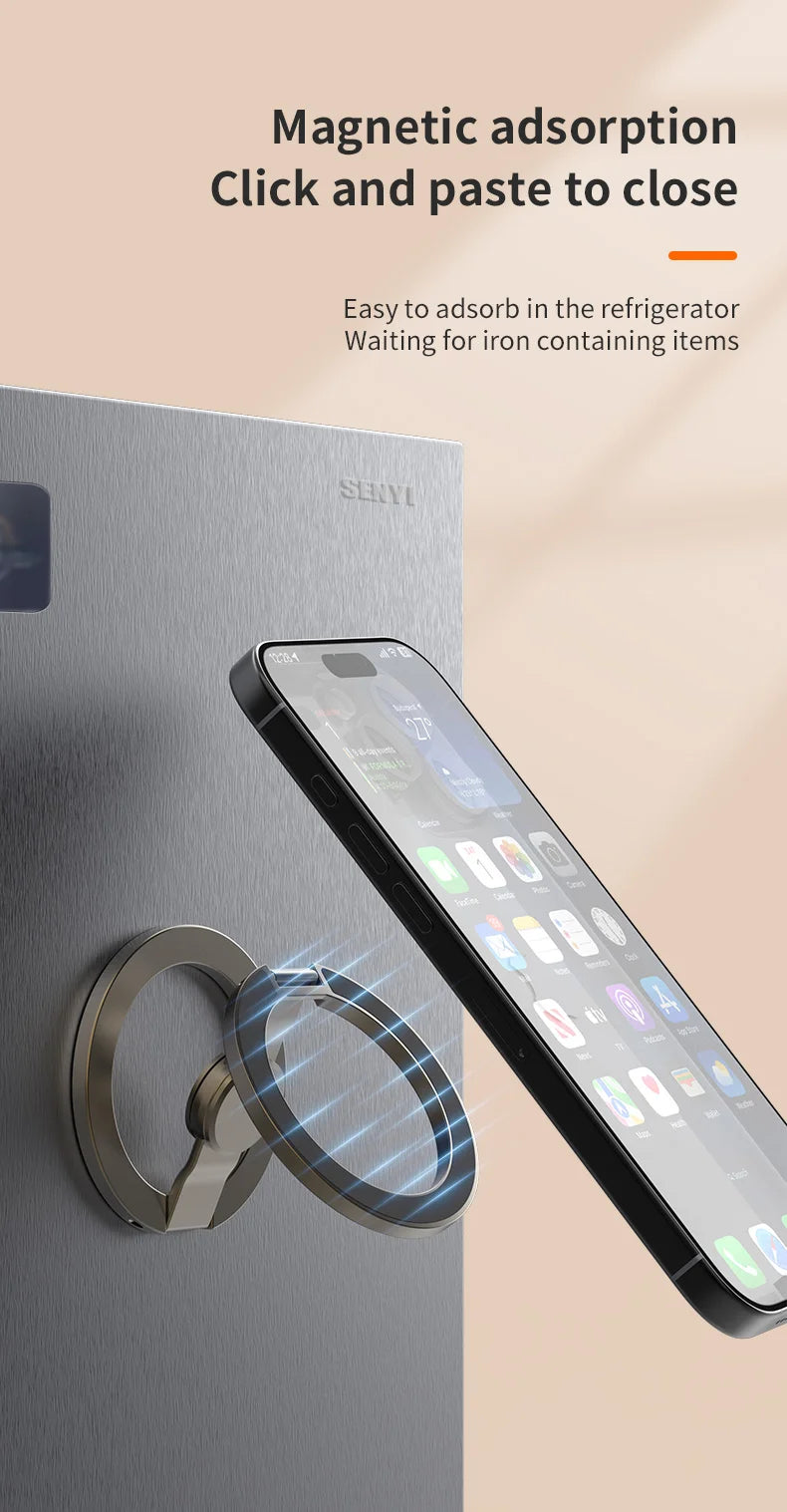 Velnix™ MagGrip Pro – 360° Foldable Magnetic Phone Holder