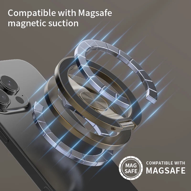 Velnix™ MagGrip Pro – 360° Foldable Magnetic Phone Holder
