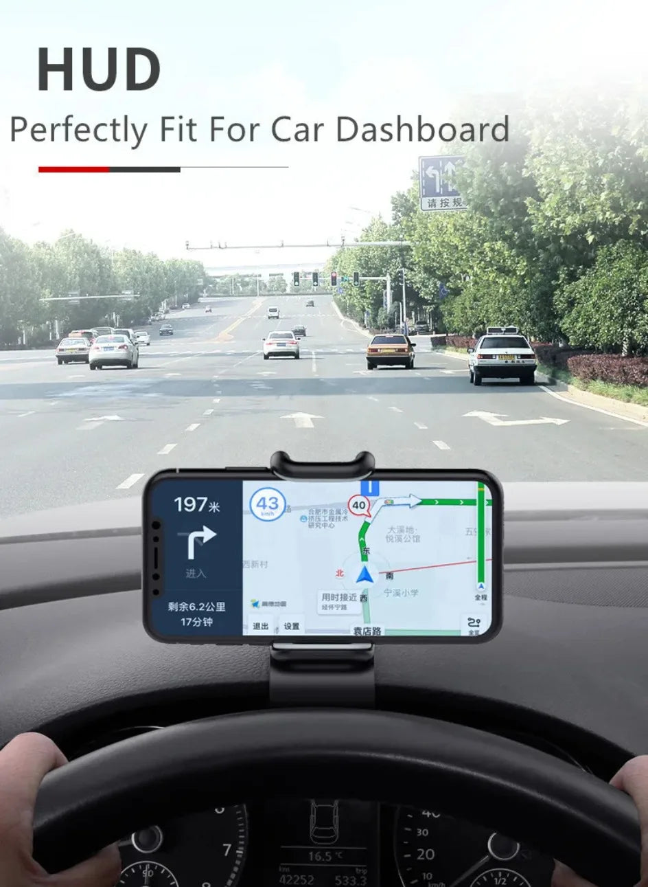 360° Universal Car Phone Holder | Auto Lock Dashboard & Air Vent Mount