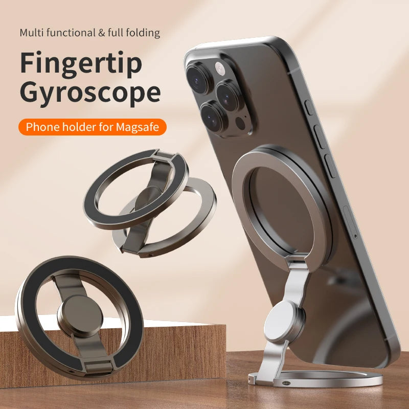 Velnix™ MagGrip Pro – 360° Foldable Magnetic Phone Holder