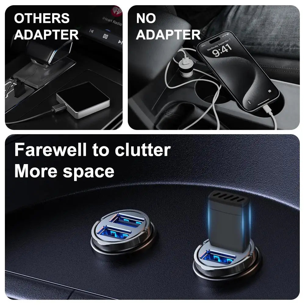 Velnix™ Wireless CarPlay & Android Auto Adapter – Plug & Play USB Dongle | Fast Bluetooth & WiFi Auto Connect | OTA Updates