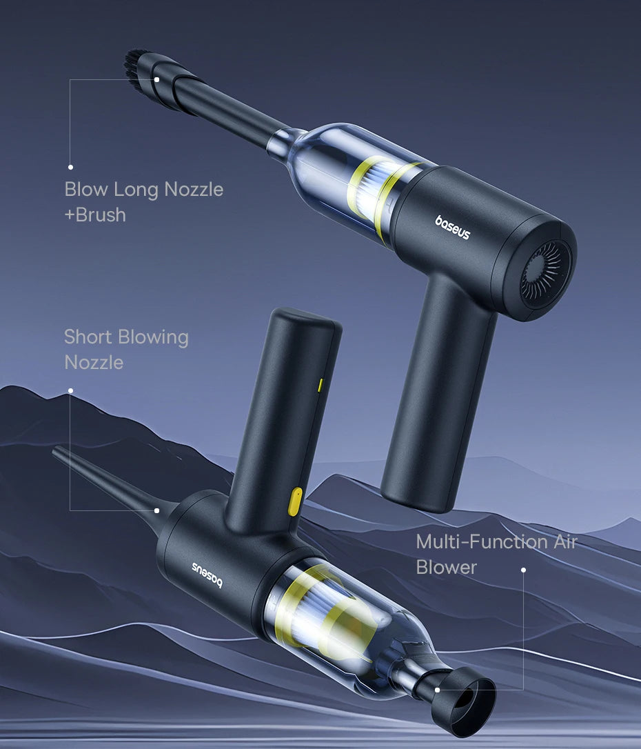 Baseus 4-in-1 Cordless Car Vacuum & Air Blower