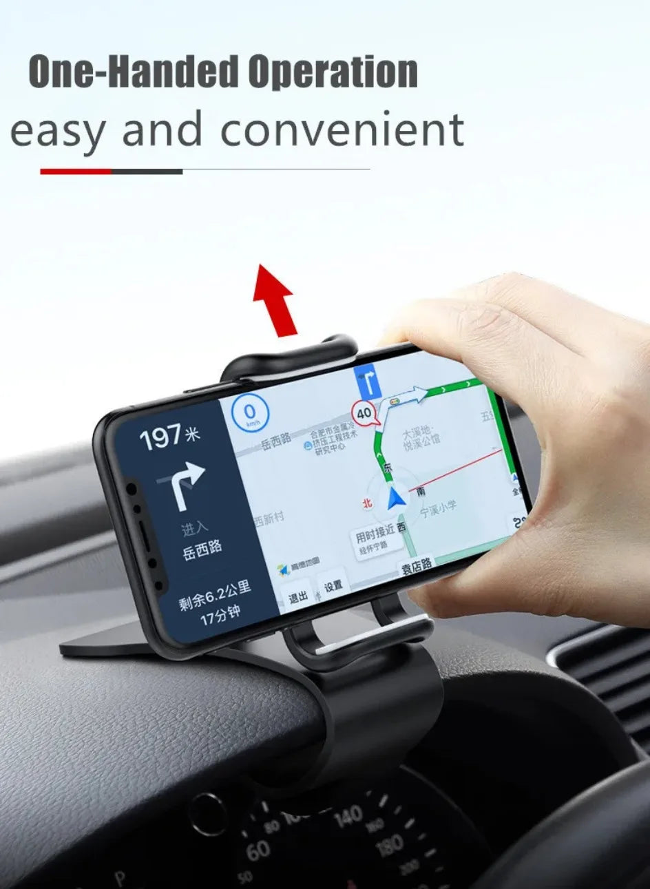 360° Universal Car Phone Holder | Auto Lock Dashboard & Air Vent Mount