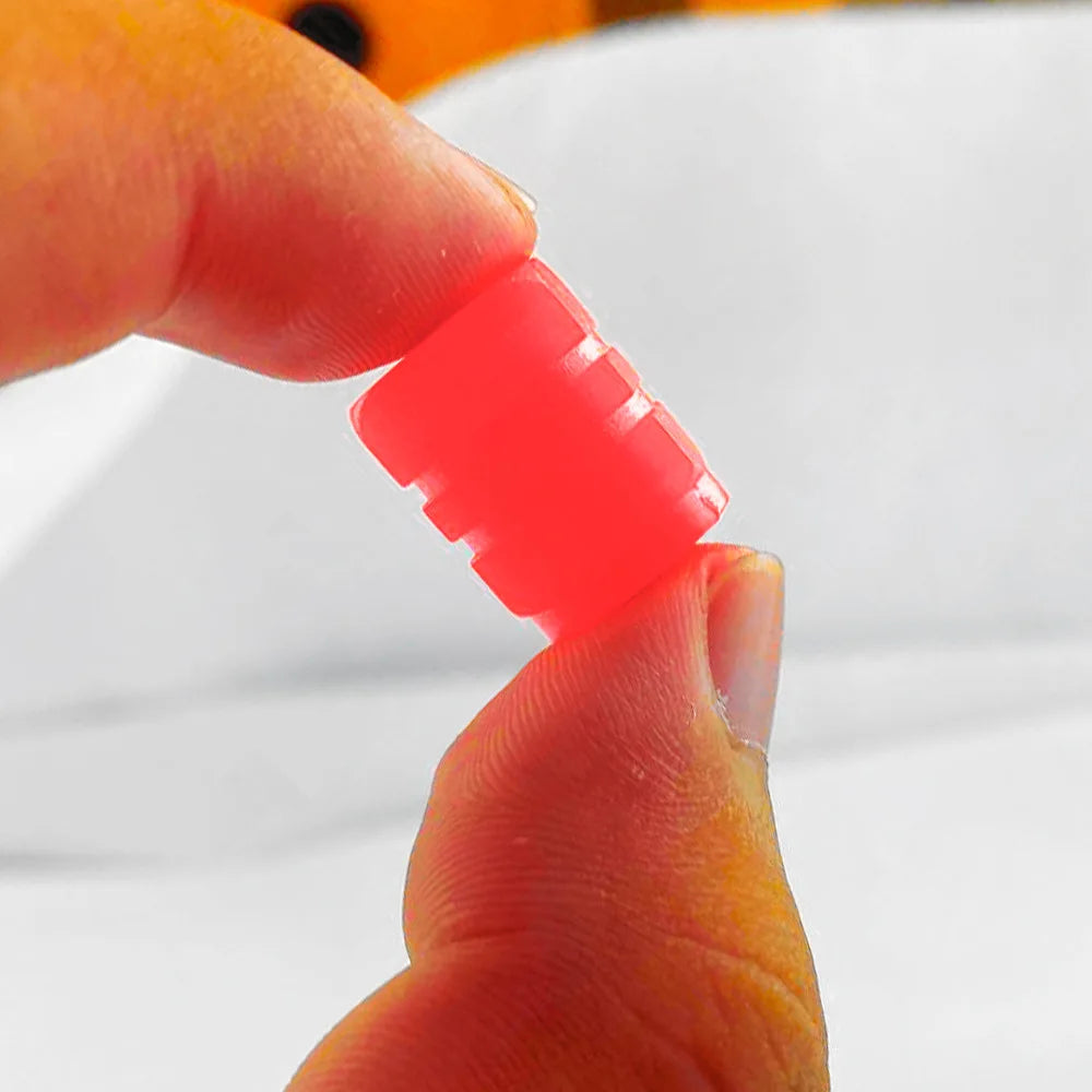 Velnix™ LumiGlow – Fluorescent LED Car Tire Valve Caps | Glow-in-the-Dark Wheel Accent Kit