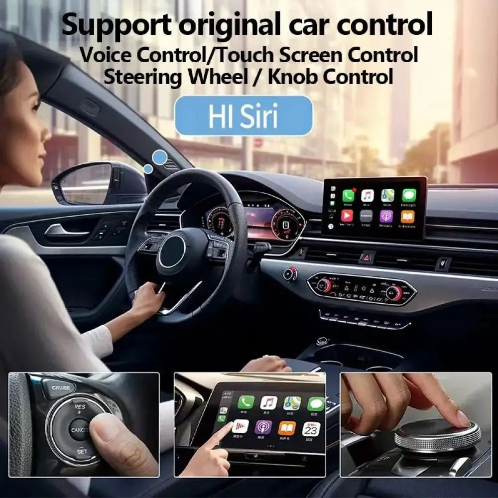 Velnix™ Wireless CarPlay & Android Auto Adapter – Plug & Play USB Dongle | Fast Bluetooth & WiFi Auto Connect | OTA Updates