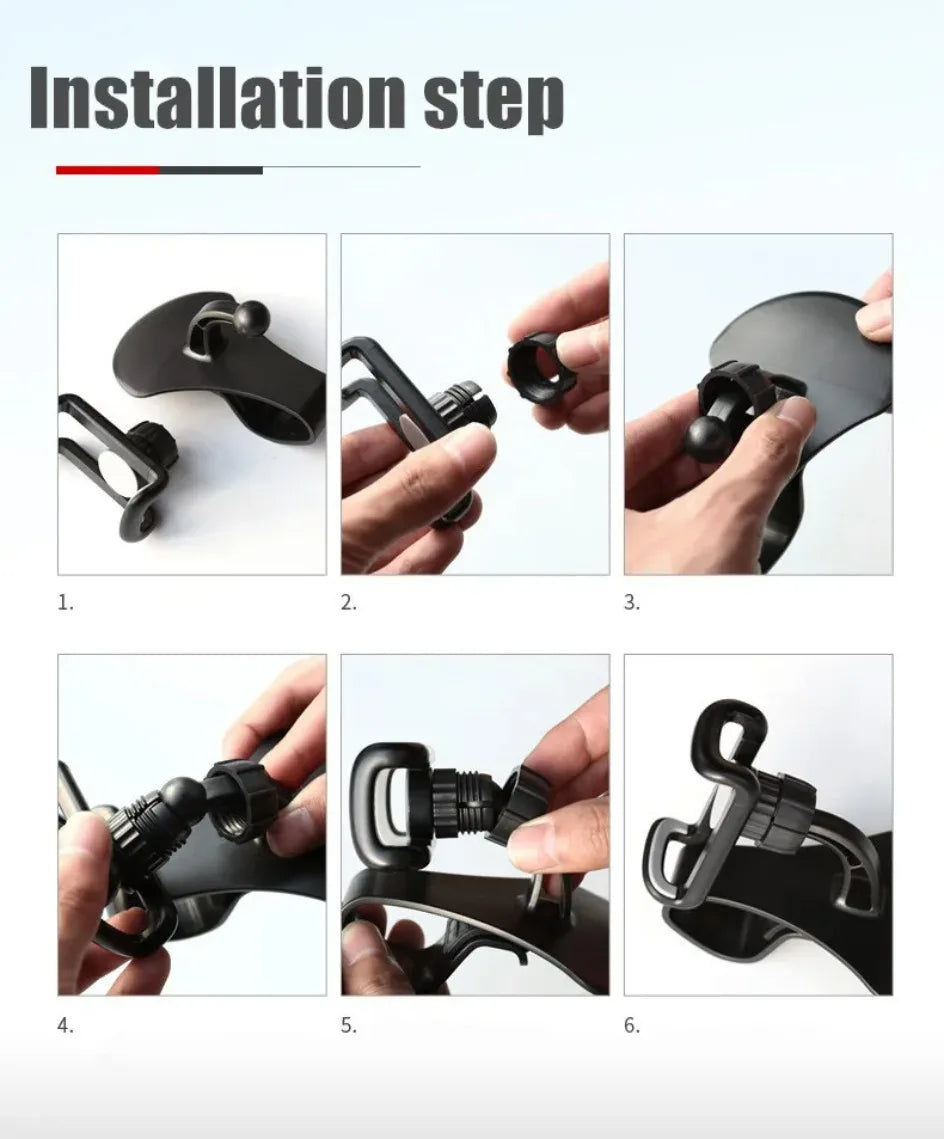 360° Universal Car Phone Holder | Auto Lock Dashboard & Air Vent Mount