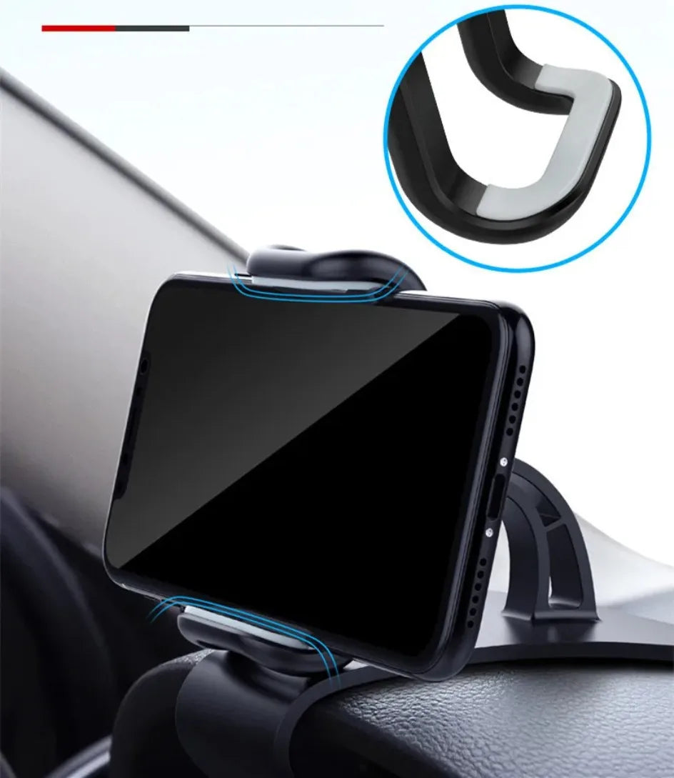 360° Universal Car Phone Holder | Auto Lock Dashboard & Air Vent Mount