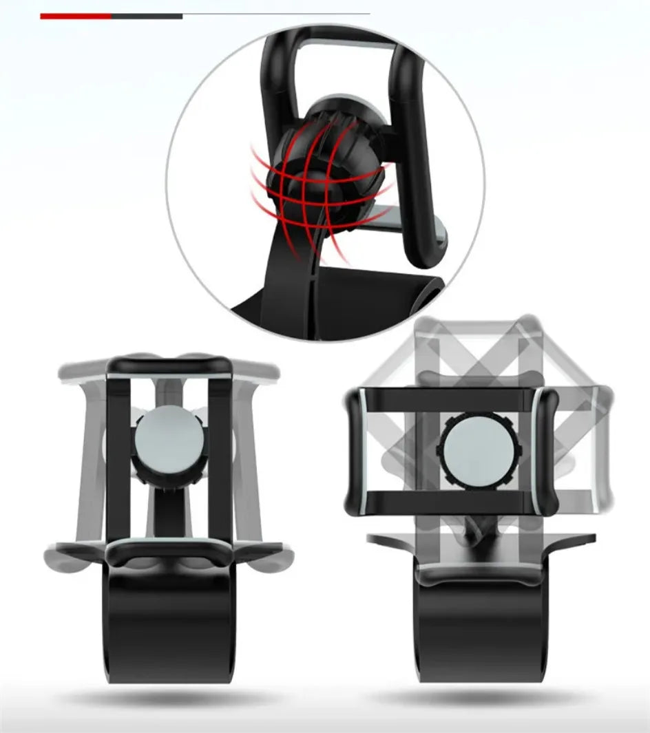 360° Universal Car Phone Holder | Auto Lock Dashboard & Air Vent Mount