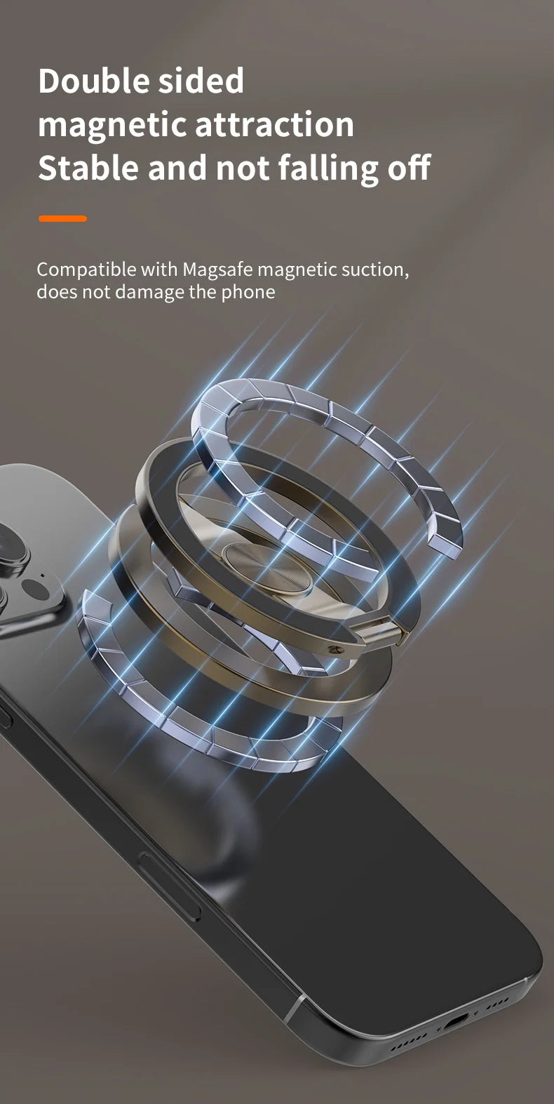 Velnix™ MagGrip Pro – 360° Foldable Magnetic Phone Holder