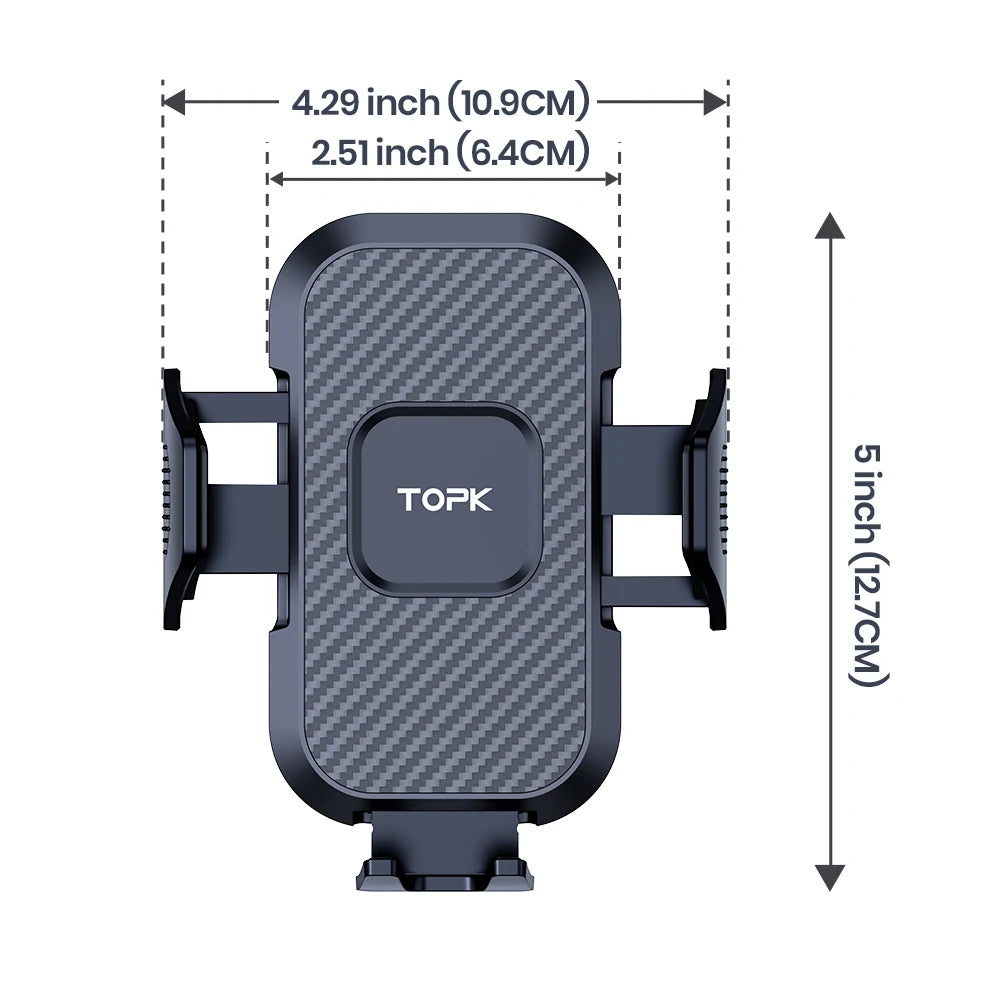 Universal Car Phone Holder – 360° Auto Lock Air Vent Mount
