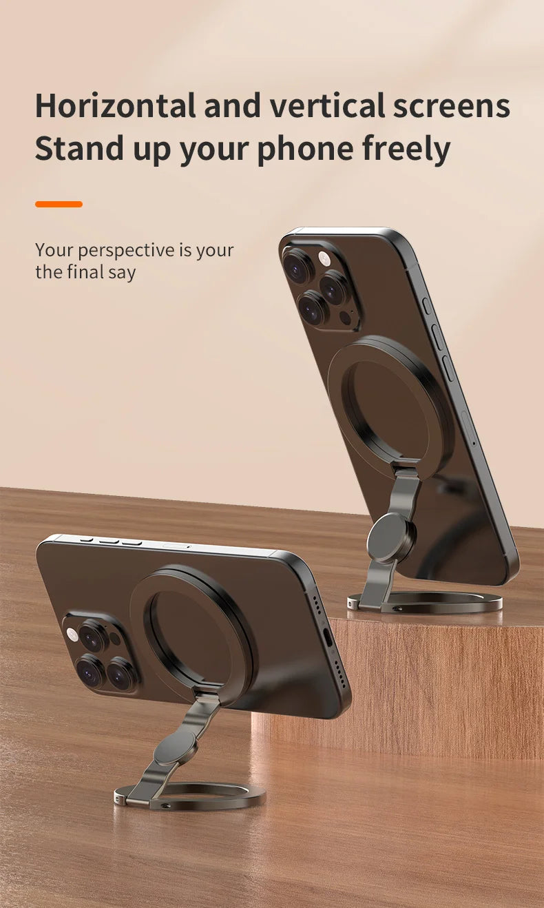 Velnix™ MagGrip Pro – 360° Foldable Magnetic Phone Holder