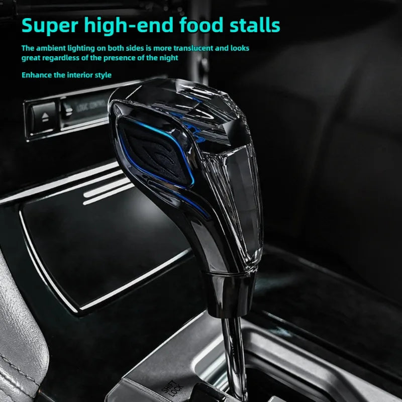 Velnix™ Premium Crystal LED Gear Shift Knob – Universal RGB Car Interior Accessory